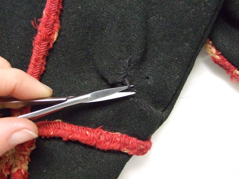 rimozione del rammendo